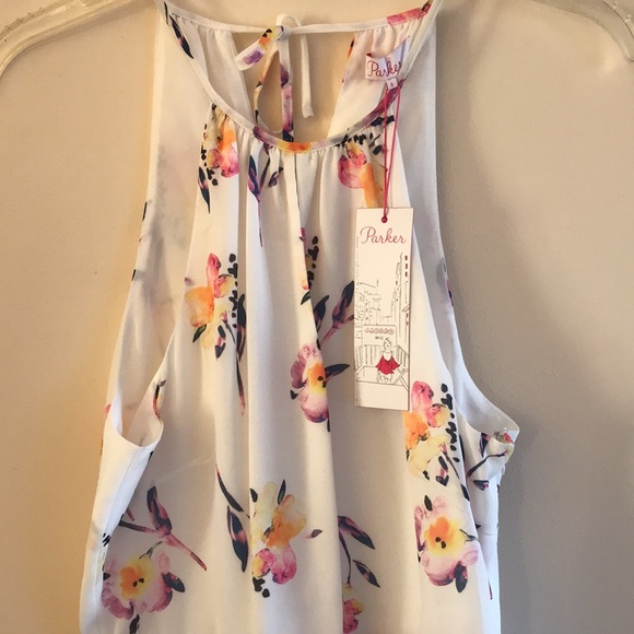 NWT | Parker | Primrose Ruffled A-line Halter Dress Size Small - Picture 5 of 12